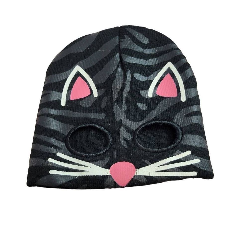 Cat hat ski mask toddler size